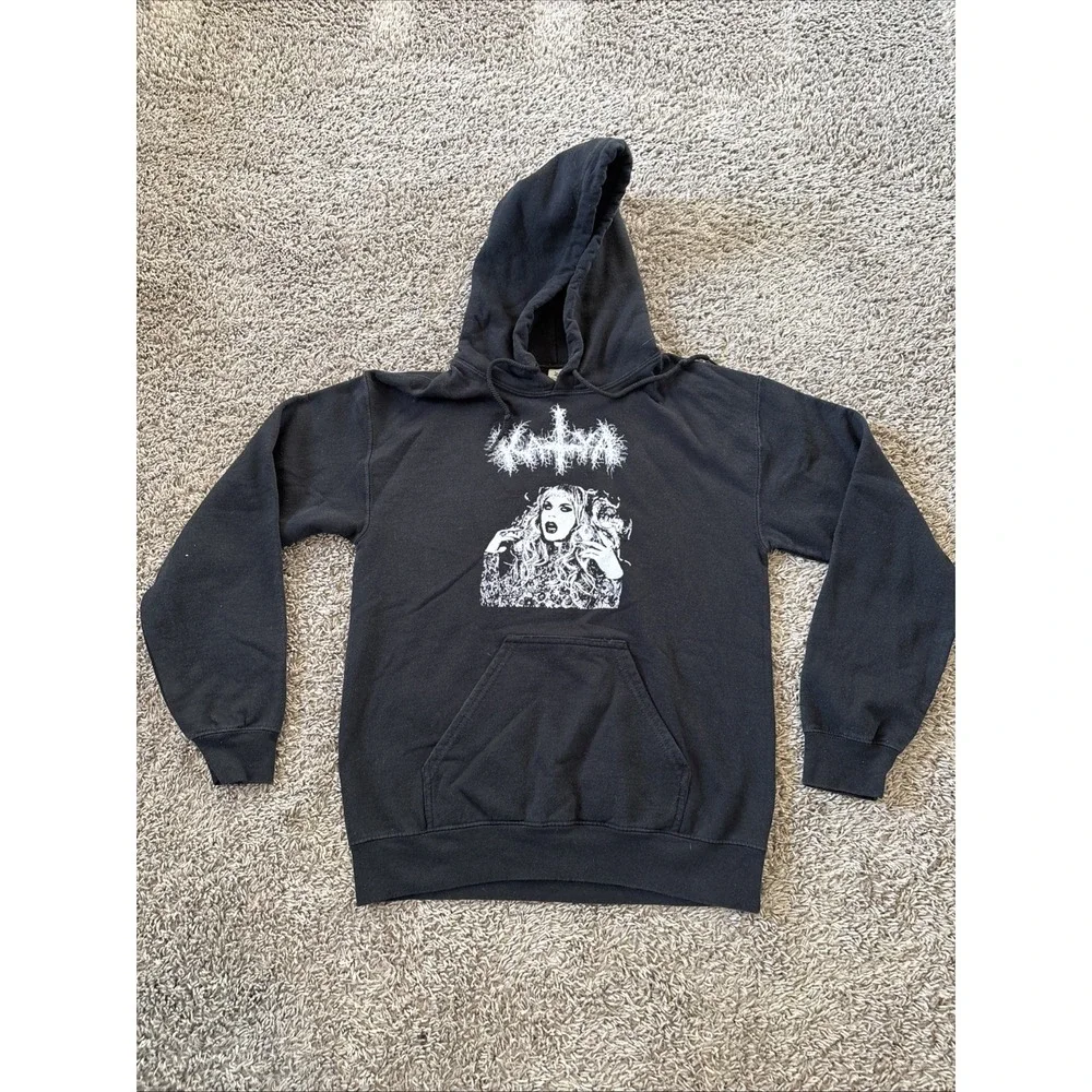 Katya Zamolodchikova‎ Metal Drag Queen Hoodie Sweatshirt Black Adult Small S